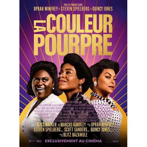 La Couleur Pourpre - Affiche Originale De Cinéma - Format 40x60 Cm - Un Film De Blitz Bazawule Avec Fantasia Barrino, Taraji P. Henson, Danielle Brooks, Colman Domingo, Corey Hawkins - Année 2024