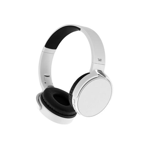 T'nB SINGLE 2 - Écouteurs avec micro - circum-aural - Bluetooth - sans fil - jack 3,5mm - argent