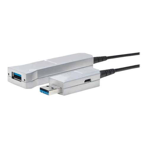 VivoLink - Rallonge de câble USB - USB type A (M) pour USB type A (F) - USB 3.2 Gen 1 - 5 V - 0.9 A - 10 m - noir