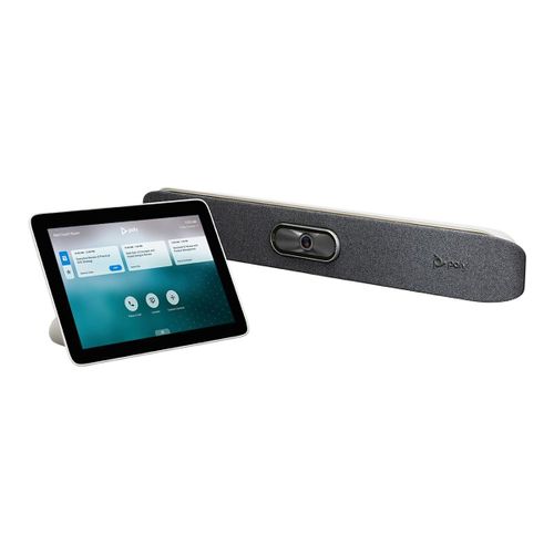 Poly Studio X30 No Radio - Kit de vidéo-conférence (Contrôleur Poly TC8, barre vidéo) - certifié Zoom, Certifié pour Microsoft Teams, Certifié Google Meet - Conformité TAA