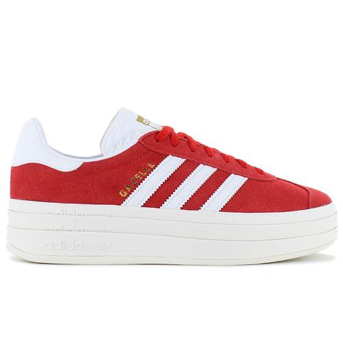 Adidas gazelle rouge cuir hotsell