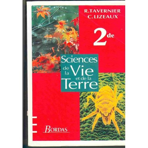 Sciences De La Vie Et De La Terre 2e