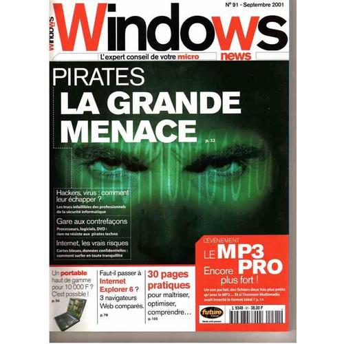 Windows News  N° 91 : Pirates : La Grande Menace