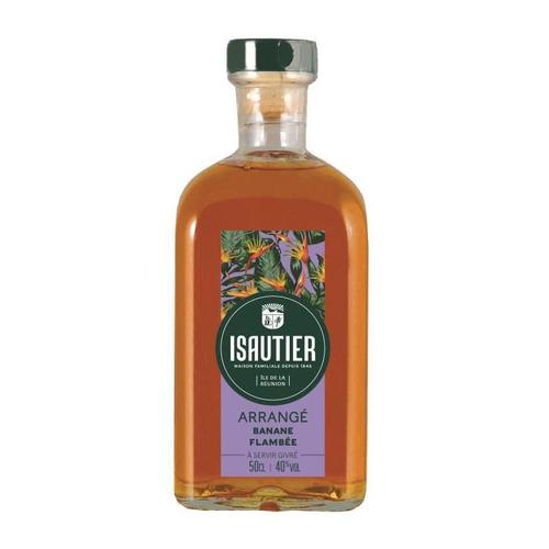 Rhum Isautier - Arrange Banane Flambee - Rhum Arrange - La Reunion - 40%Vol - 50cl