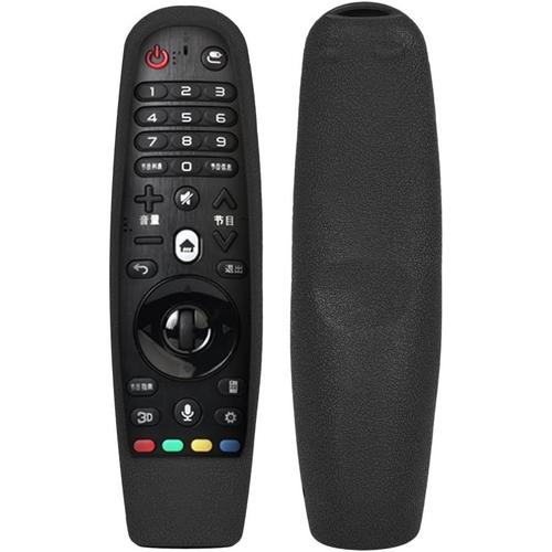 Couvercle De La T¿¿L¿¿Commande Lg An-Mr600 T¿¿L¿¿Commande, ¿¿Tui Antid¿¿Rapant Smart Tv ¿¿ Distance Lg An-Mr600 Trous De Suspension (Noir)