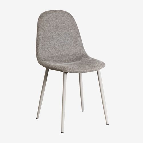 Pack De 2 Chaises De Salle À Manger Glamm Deluxe Gris Taupe Clair