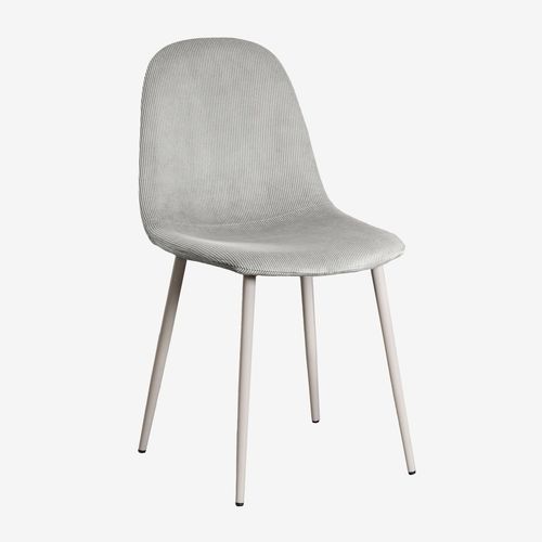 Pack De 4 Chaises De Salle À Manger Glamm Deluxe Gris Taupe Clair