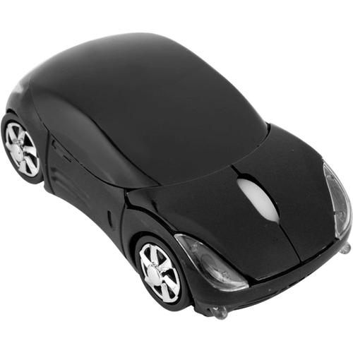 Souris sans Fil pour Enfants, Souris sans Fil 2.4G en Forme de Voiture, Souris Optique 1600DPI avec r¿¿cepteur USB pour Bureau de Jeu Enfants Filles Petites Mains Cadeau(Noir)