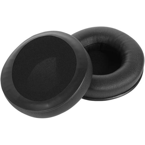 2 pcs Coussin Casque Remplacement Oreille coussins Pad mousse Oreillette Sans Fil Bluetooth Couverture Cusion Doux Oreillettes Coussin PU En Cuir Mousse Oreillettes pour Razer Kraken Pro(NOIR)