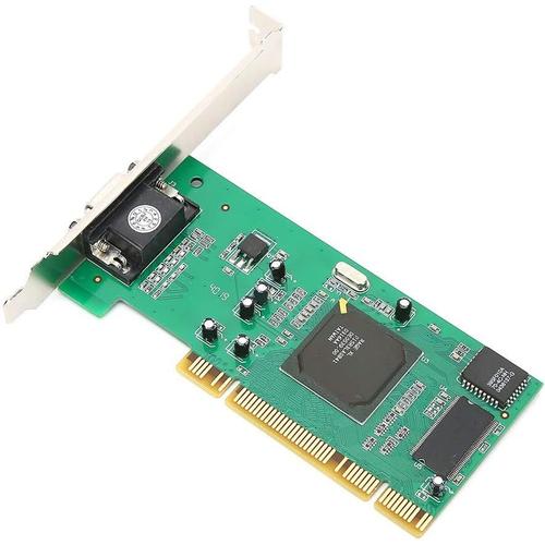 sdram Carte PCI Carte Graphique VGA 8 Mo 32 Bits Ordinateur de Bureau Composants Accessoires Multi-Affichage pour ATI Rage XL