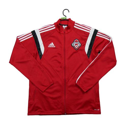 Reconditionné - Veste De Survêtement Adidas West Ottawa Soccer - Taille M - Homme - Rouge