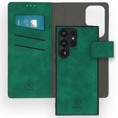 Imoshion Etui De Téléphone De Luxe 2-En-1 Amovible Samsung Galaxy S23 Ultra Vert Foncé