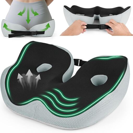 JEXNOVASHOP-Coussin Ergonomique Assise, Coussin Coccyx Mousse à Mém...
