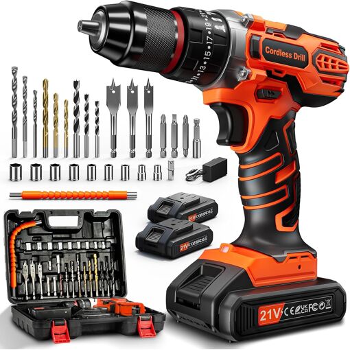 JEXNOVASHOP-Perceuse Visseuse Sans Fil, 21V Visseuse Devisseuse ave...