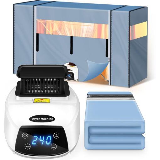 JEXNOVASHOP-Sèche-linge Portable 2000W, Sechoir Linge Electrique av...