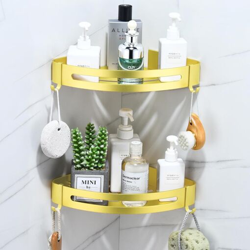 JEXNOVASHOP-tagère Douche sans Perçage Etagere Angle Salle de Bain ...