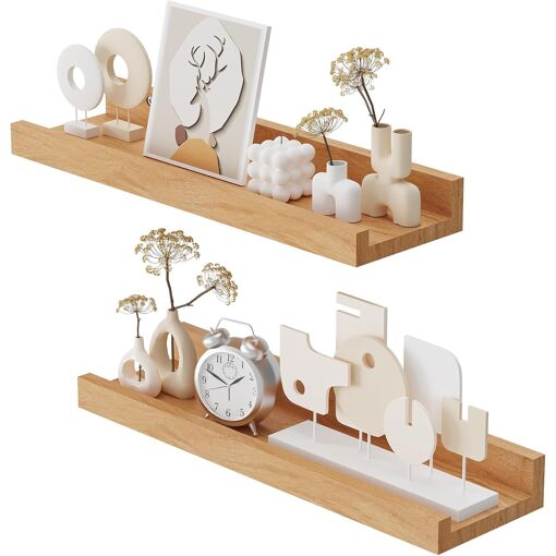Jexnovashop-Lot De 2 Étagères Murales, 40 X 12 Cm Etagères Flottant...