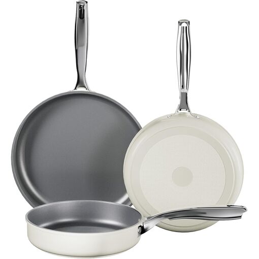 Jexnovashop-Lot Poeles Induction, Poele Ceramique 20 24 28cm, Anti ...