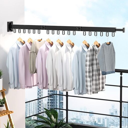 JEXNOVASHOP-120 cm Sechoir a Linge Mural, Eetendoir Linge IntéRieur...