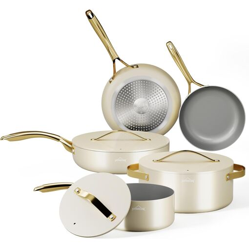 Jexnovashop-Batterie De Cuisine Induction-Aluminium Batteries De Cu...