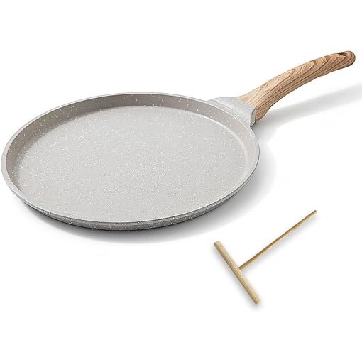 Jexnovashop-Poêle À Crêpes 25 Cm - Crêpière Avec Revêtement Antiadh...