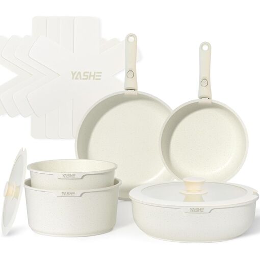 Jexnovashop-Batterie De Cuisine 13pcs, Batterie Cuisine Avec Couver...