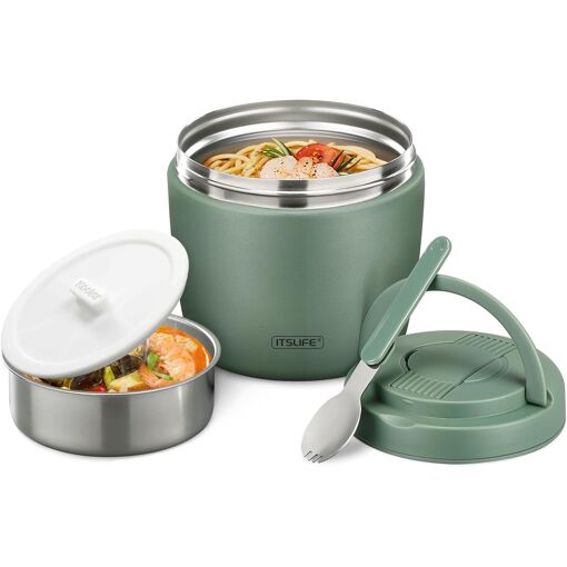 Jexnovashop-Boîte Alimentaire Isotherme, 970ml Boite Isotherme Repa...