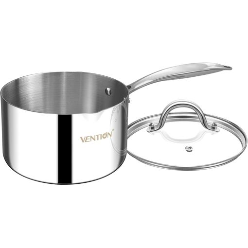Jexnovashop-Casserole Induction Inox 14 Cm, Casserole En Acier Inox...