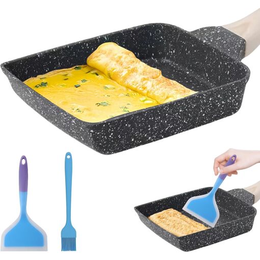 Jexnovashop-Poele Omelette Japonaise, Poêle A Omelette, Poele Recta...