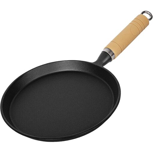 Jexnovashop-Poêle En Fonte 20 Cm, Poele En Fonte Induction Avec Poi...