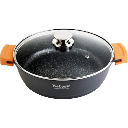 Jexnovashop-Ecochef Casserole Basse, Induction, Couvercle En Verre ...