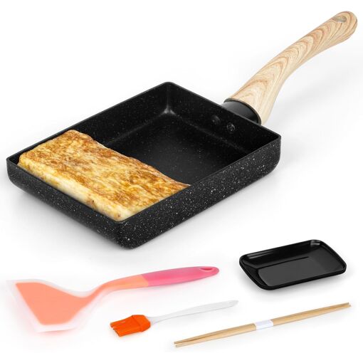Jexnovashop-Kit Poele Omelette Japonaise - Poele A Oeuf Rectangle A...