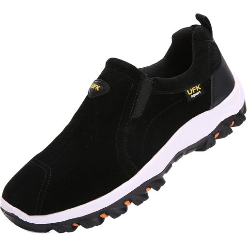 Jexnovashop-Homme Slip On Chaussure Basket Sans Lacets Chaussures D...