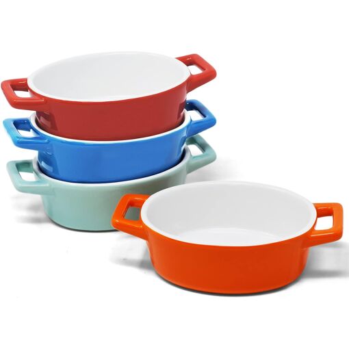 Jexnovashop-Joejis Lot De 4 Ramequin Four Ronds En Céramique - Idéa...