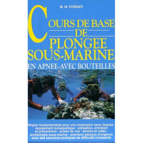 Cours De Base De Plongée Sous-Marine En Apnée Avec Bouteilles