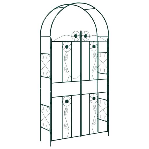Vidaxl Arche De Jardin Uni Vert