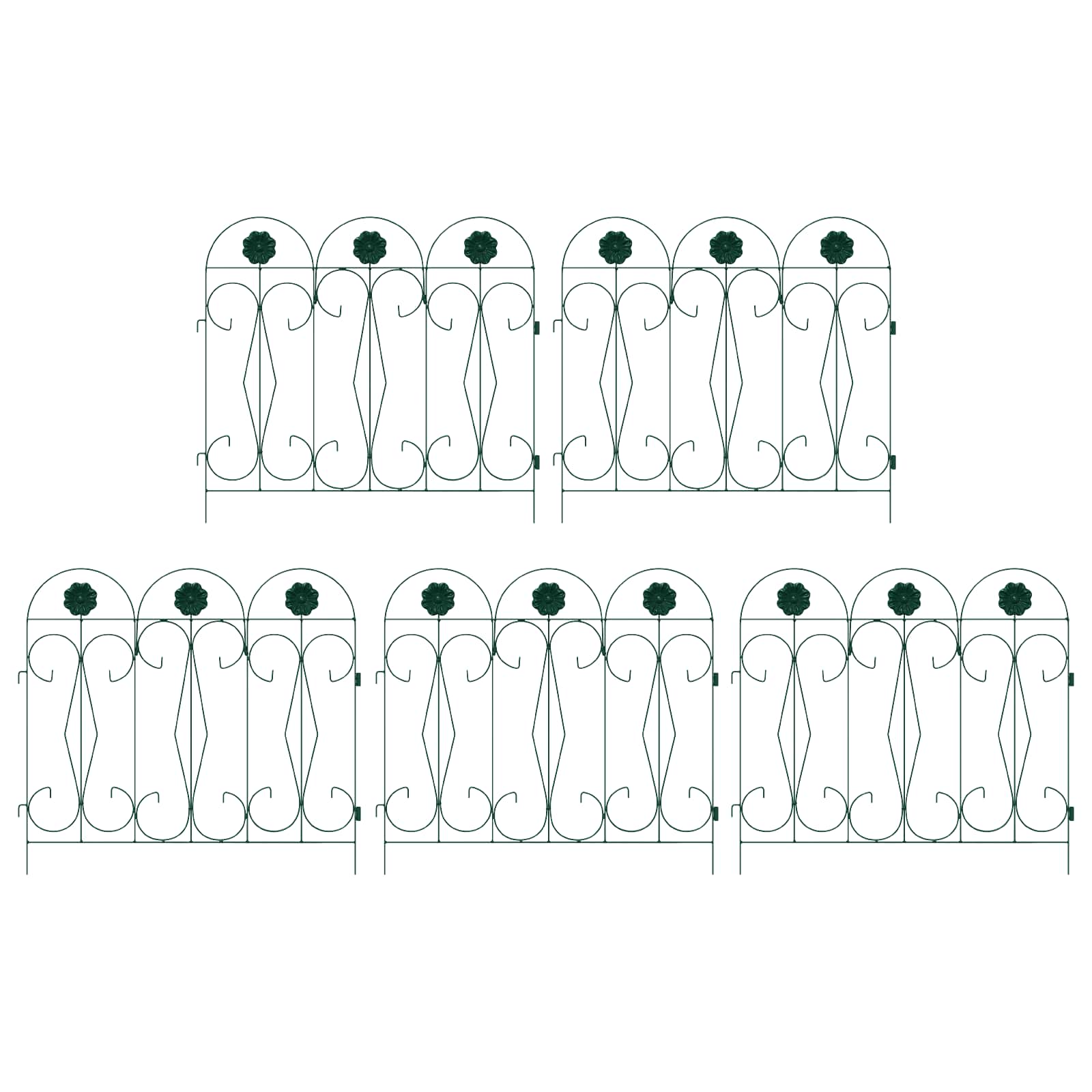 Vidaxl ClĂ´ture De Jardin Treillis Vert