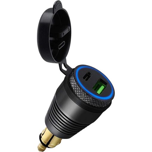 Jgd-Adaptateur Allume-Cigare Usb Pour Moto Din/, Prise D'adaptateur...
