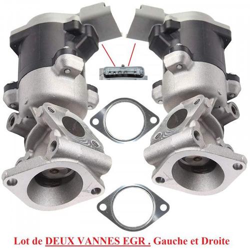 Deux Vannes Egr Avants - Peugeot 407 Sw 2.7 Hdi 204 12/2004-07/2011