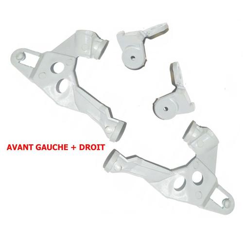 Deux Supports Optiques De Phares Avants - Toyota Corolla 2.0 D-4d 90 10/2001-07/2007