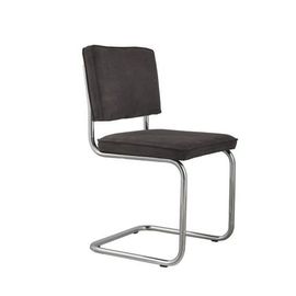 Zuiver - Lot 2 Chaises Ridge Rib - Gris