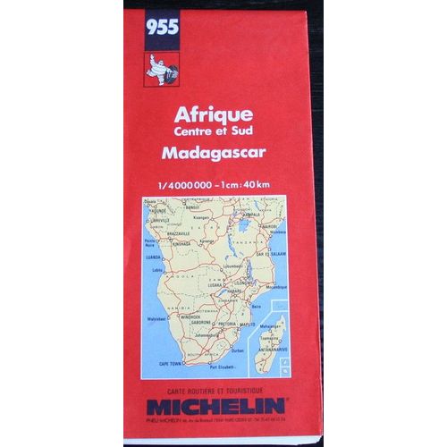 Afrique Centre Et Sud - Madagascar - 1/4 000 000