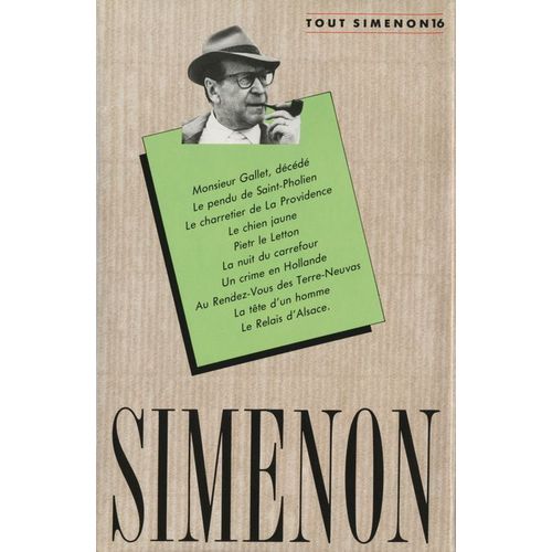 Tout Simenon 16