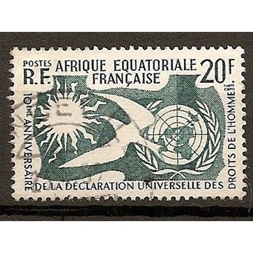 A.E.F. Declaration Des Droit De L'homme