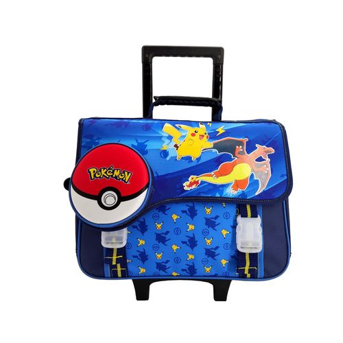 Cartable à roulettes Pokemon 41cm