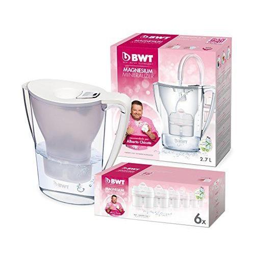 BWT Penguin électronique Carafe d'eau filtrante avec pack spécial 6/12 filtres, polymères plastiques Moderne 6 blanc