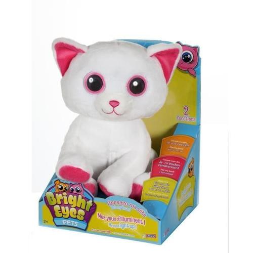Gipsy Peluche Lumineuse Interactive Chat Bright Eyes Pets 25cm
