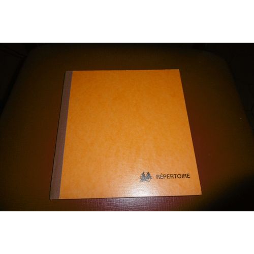 Exacompta Registre Répertoire 19x21cm N° 970 Jaune