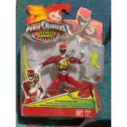Saban'd Power Rangers Dino Charge Red Ranger 12 Cm Figurine Bandai