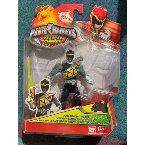 Saban's Power Rangers Dino Charge Black Ranger 12 Cm Figurine - Bandai